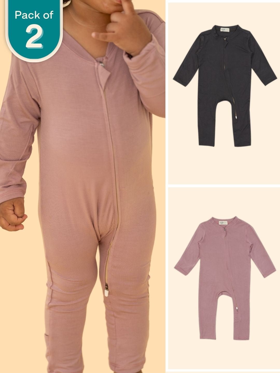 Sweet Blend - Modal Bodysuit Pack of 3