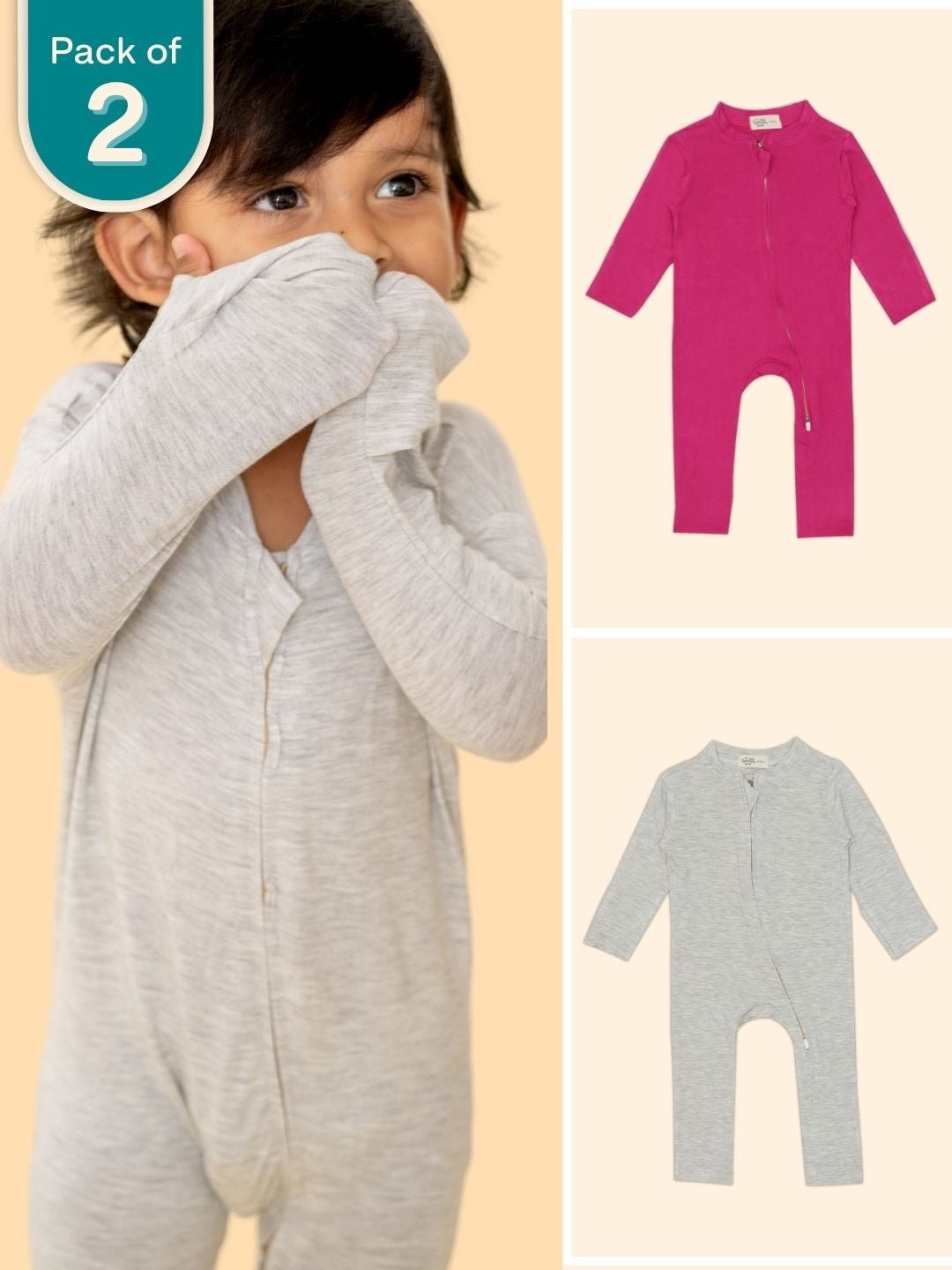 Sweet Blend - Modal Bodysuit Pack of 3