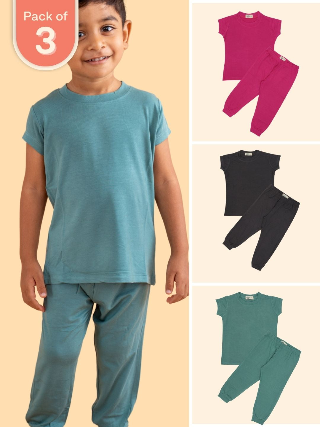 Sweet Blend - Modal Top and Pant - Pack of 3