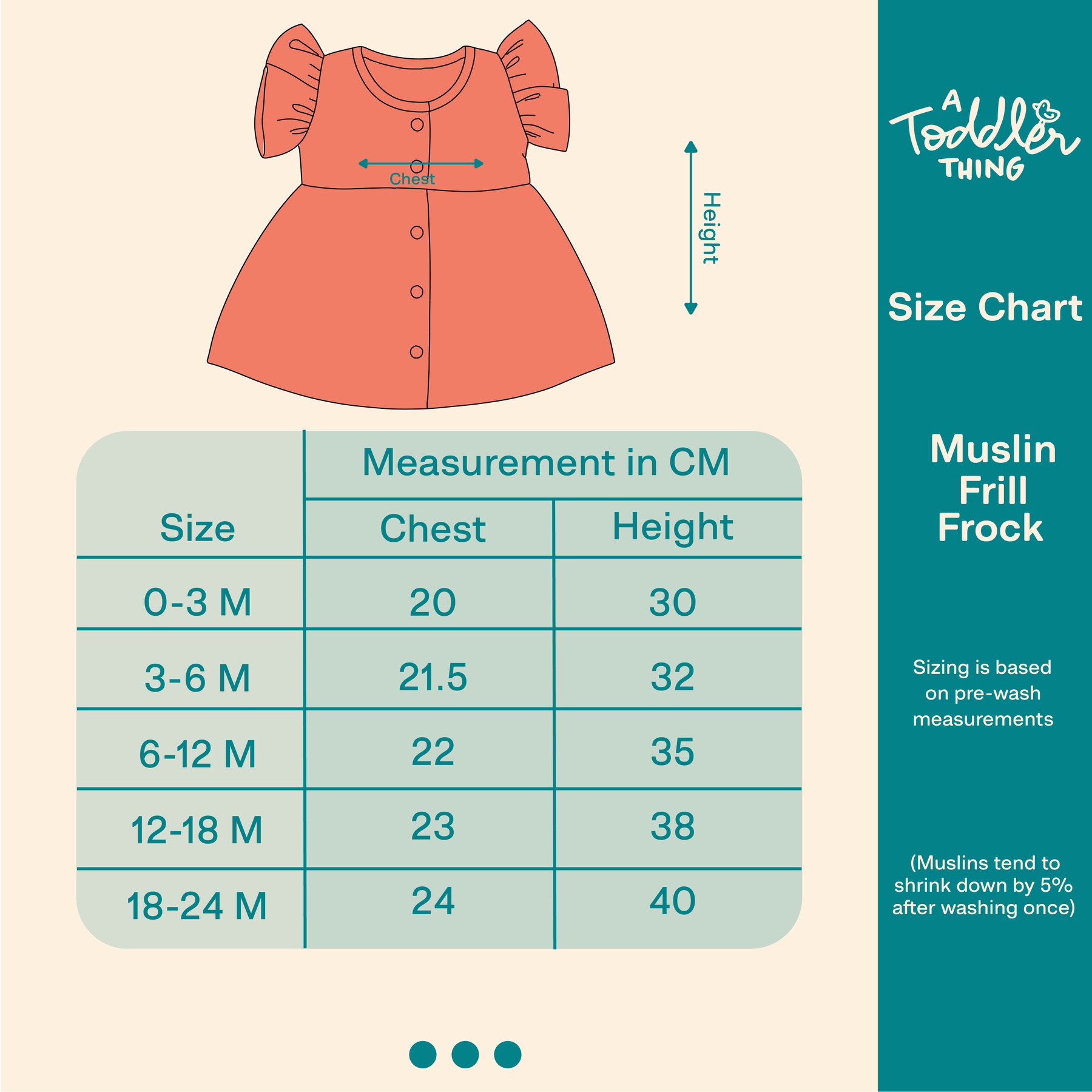 Wild Dino -  Muslin Frill Frock (Pack of 2)