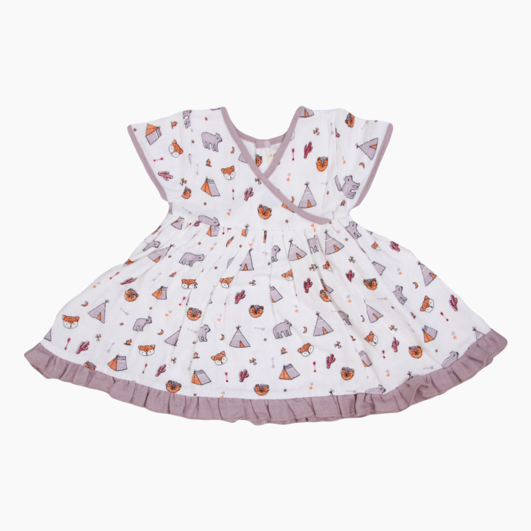 Toddler Tribe - Muslin Button Frock