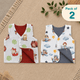 Zoo Holiday  - Reversible Muslin Jabla (Pack of 2)