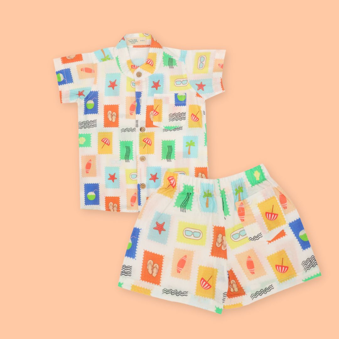 Stampscape - Mulmul Cotton Coord Set