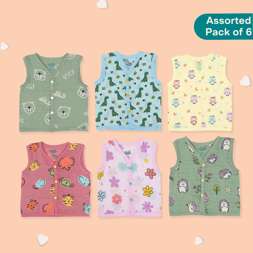 Muslin Jabla Button Colour Edition - Combo Packs