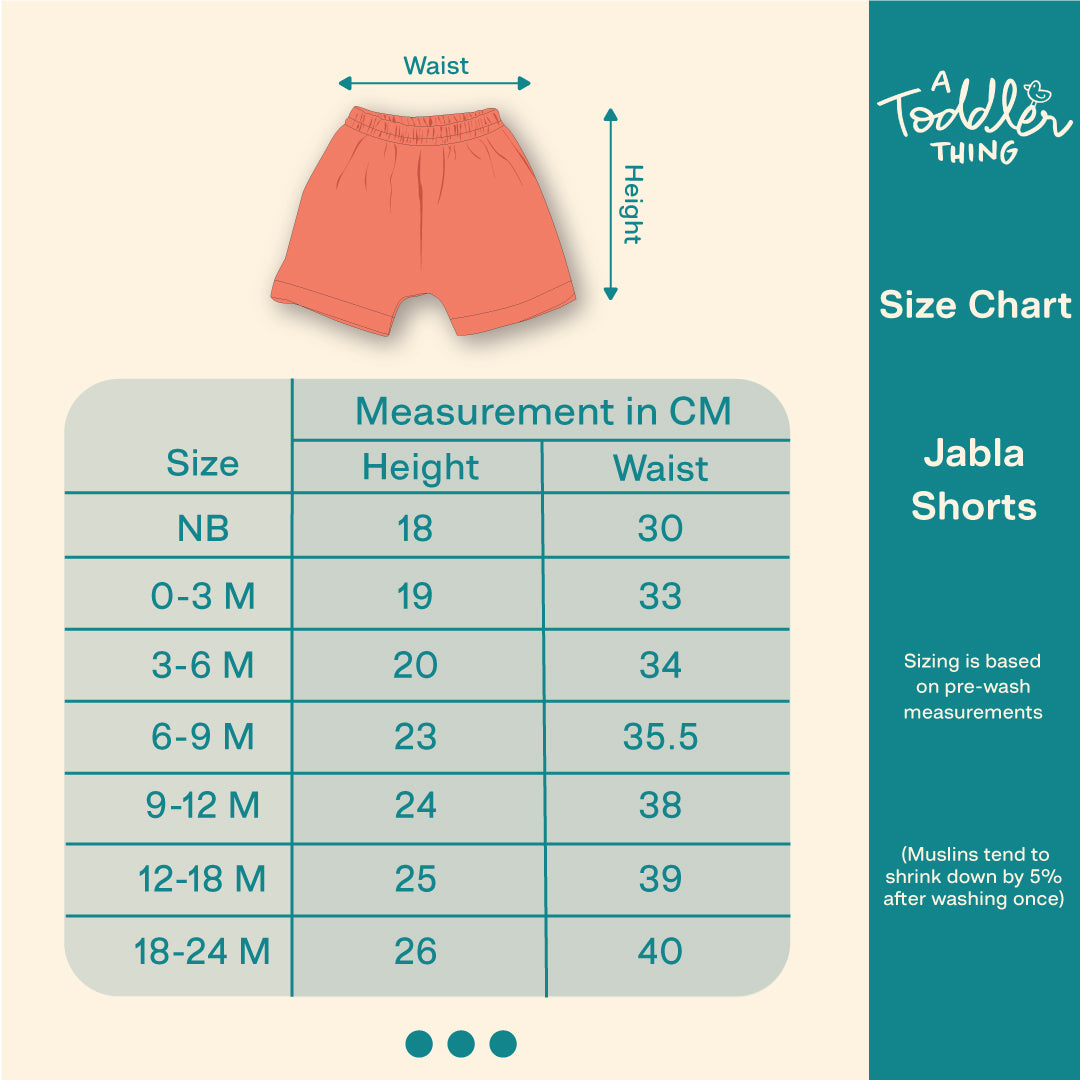 Toucan Punch - Muslin Jabla and Shorts for Babies and Toddlers